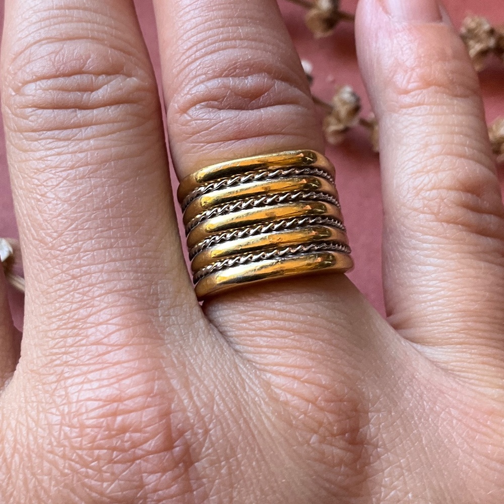 925 Silver Stacked Band Ring